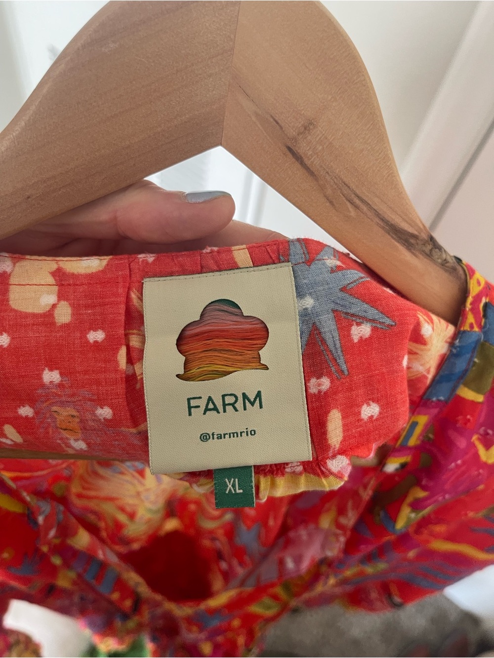 FARM Rio Red Multicolor Printed Mini Dress - Picture 5 of 5